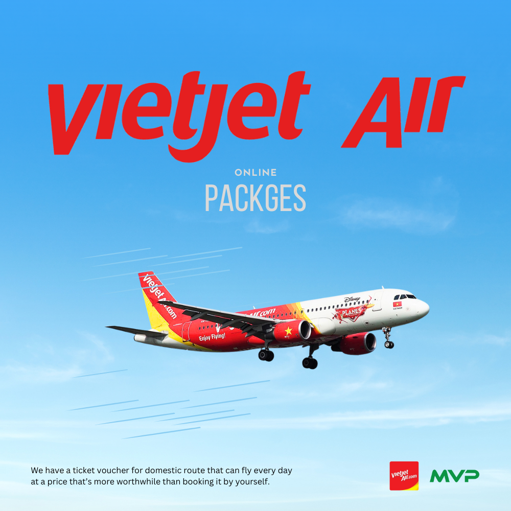 Vietjet Air Online Package OFFICIALLY TICKET MV Caravan